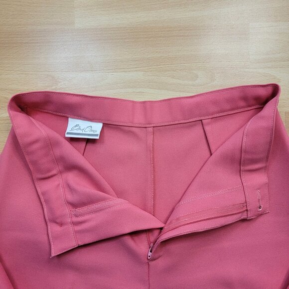 Vintage 80s Levi Strauss Bend Over Pants Women's Pink High Rise | Size: 12P - Picture 10 of 12